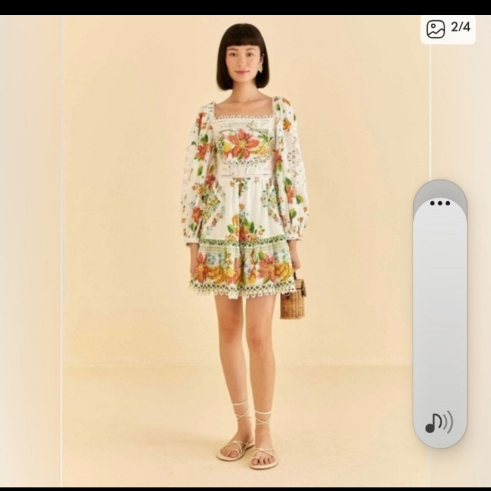 FARM Rio Floral Mini Dress - Picture 2 of 4